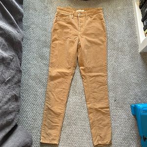 Levi skinny corduroys
